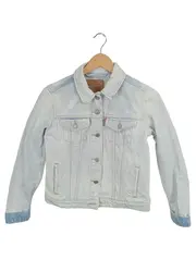 Vorschaubild 1 von Jeansjacke Damen Gr. 36/S Blau Casual Stickerei