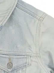 Vorschaubild 5 von Jeansjacke Damen Gr. 36/S Blau Casual Stickerei