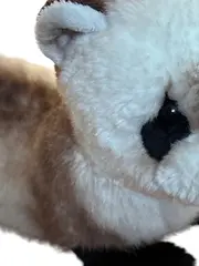 Vorschaubild 2 von Schmusetuch Waschbär meliert beige Kinder Baby Kuscheltuch