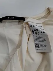 Vorschaubild 7 von Damen Bluse Elegant Beige Gr. S Kurzarm Baumwolle Applikation