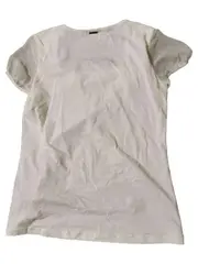 Vorschaubild 6 von Damen Bluse Elegant Beige Gr. S Kurzarm Baumwolle Applikation