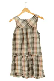 Vorschaubild 2 von Damen Freizeitkleid Gr. 38;M Mehrfarbig Kariert Casual Sommer