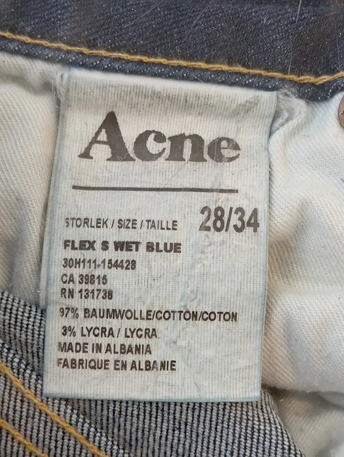ACNE Jeans Straight Leg Bild 4