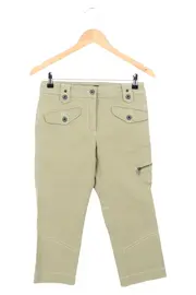 Vorschaubild 1 von Damen Cargohose Caprihose W28, 36, S Grün Casual