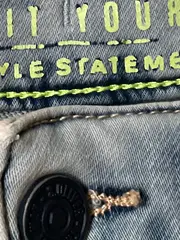 Vorschaubild 5 von Kinder Jeans Shorts Blau Größe 158 Casual Denim Hose