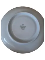 Vorschaubild 2 von Unterteller Weiß Porzellan Klassisch mit Blumenmuster