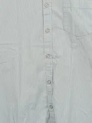 Vorschaubild 3 von Herren Business Hemd Gestreift Blau Gr. S Baumwolle Langarm