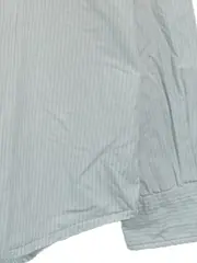 Vorschaubild 4 von Herren Business Hemd Gestreift Blau Gr. S Baumwolle Langarm