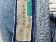 Vorschaubild 4 von Damen Jeans Skinny Fit W29/L26 Blau Stickerei Stretch Hose Gr. 38 M