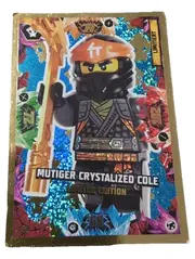 Vorschaubild 1 von Ninjago Sammelkarte Mutiger Crystallized Cole Limited Edition Karte