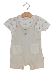Vorschaubild 1 von Baby Twin Set Strampler Shirt Gr. 70 Mehrfarbig Tiermotive Casual