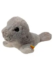 Vorschaubild 1 von Baby Kuscheltier Robbe Grau 14cm Plüschtier Stofftier
