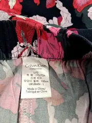 Vorschaubild 3 von Damen Schlafanzug Twin Set Blumen Top Culotte Gr. L