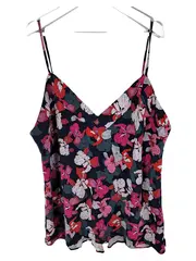 Vorschaubild 1 von Damen Schlafanzug Twin Set Blumen Top Culotte Gr. L