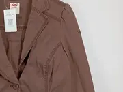 Vorschaubild 6 von Blazer Damen Braun Gr. 42 Casual Baumwolle Langarm
