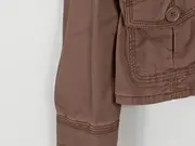 Vorschaubild 5 von Blazer Damen Braun Gr. 42 Casual Baumwolle Langarm