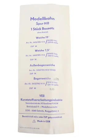 VEB Modelleisenbahn Gleismaterial