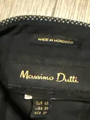 Vorschaubild 4 von Herren Anzughose Grau Meliert Gr. 42 / W32 Wolle Business