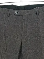 Vorschaubild 2 von Herren Anzughose Grau Meliert Gr. 42 / W32 Wolle Business