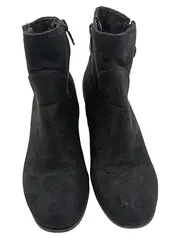 Vorschaubild 2 von Damen Stiefeletten Ankle Boots Schwarz Gr. 36 Blockabsatz