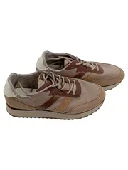 Vorschaubild 1 von Herren Sneaker Low Retro Beige Leder Textil Gr. 39 NEU