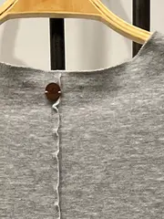 Vorschaubild 3 von Damen Strickjacke Gr. 42 Grau Casual