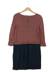 Vorschaubild 2 von Blusenkleid Damen 36/S Rot Meliert Klassisch Elegant