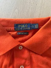 Vorschaubild 3 von Herren Poloshirt Gr. L Orange Custom Slim Fit Baumwolle