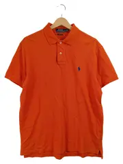 Vorschaubild 1 von Herren Poloshirt Gr. L Orange Custom Slim Fit Baumwolle