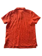 Vorschaubild 2 von Herren Poloshirt Gr. L Orange Custom Slim Fit Baumwolle