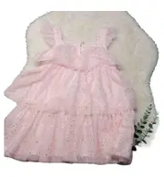 Vorschaubild 4 von Mädchen Tüllkleid Gr. 104 Rosa Sterne Glitzer Festlich