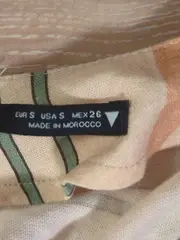 Vorschaubild 7 von Damen Sommerkleid gestreift Gr. 36/S Leinen Viskose Casual