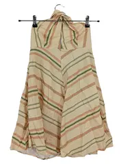 Vorschaubild 1 von Damen Sommerkleid gestreift Gr. 36/S Leinen Viskose Casual