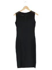 Vorschaubild 1 von Etuikleid Damen Gr. 34/XS Schwarz Business Elegant Midikleid