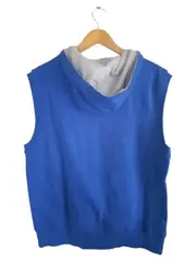 Vorschaubild 2 von Herren Pullunder Kapuze Blau Gr. 50/L Casual Sportlich