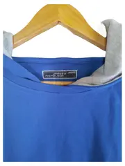 Vorschaubild 3 von Herren Pullunder Kapuze Blau Gr. 50/L Casual Sportlich