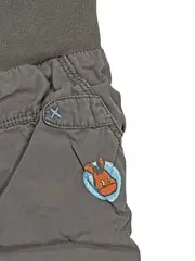 Vorschaubild 4 von Baby Shorts Hose Gr. 62 Grau Baumwolle Hasen-Motiv