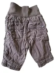 Vorschaubild 2 von Baby Shorts Hose Gr. 62 Grau Baumwolle Hasen-Motiv