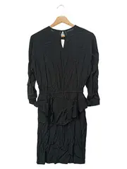 Vorschaubild 2 von & OTHER STORIES Etuikleid Damen Gr. 34/XS Schwarz Elegant Vintage