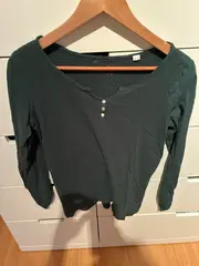 Vorschaubild 1 von Damen Bluse 3/4 Arm Grau Gr. 38 M Viskose Casual Alltag