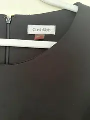 Vorschaubild 3 von Etuikleid Damen Gr. 44 Schwarz Weiß Business Kleid