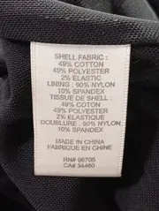 Vorschaubild 4 von Minirock Damen 36/S Schwarz Elegant Strukturmuster Reißverschluss