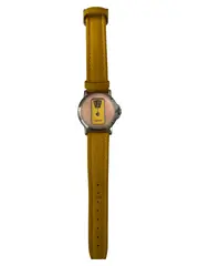 Vorschaubild 1 von Damen Armbanduhr Gelb Leder Digital Casual Uhr