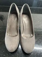 Vorschaubild 2 von Damen Pumps Gr. 38 Grau Klassisch Elegante Schuhe