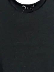 Vorschaubild 2 von Damen Top Ärmellos Schwarz Gr. 36/S Casual Rippstrick
