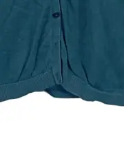 Vorschaubild 4 von Damen Strickjacke Gr. 36 Petrol Langarm Casual