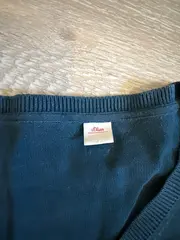 Vorschaubild 6 von Damen Strickjacke Gr. 36 Petrol Langarm Casual