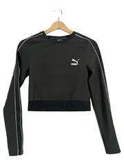 Vorschaubild 1 von Damen Langarmshirt Sportlich Oliv Gr. M