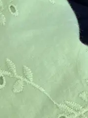 Vorschaubild 4 von Damen Sommerkleid Gr. 42 Gelb Feminin mit Lochmuster