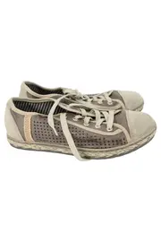 Vorschaubild 1 von Damen Schnürschuhe Gr. 38 Beige Casual Lochmuster